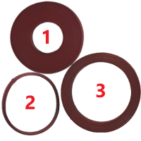 Set brtvi za odsisni ventil - ø 25 mm