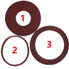 Set brtvi za odsisni ventil - ø 25 mm