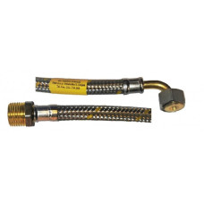 Crijevo za plin mž 1/2" x 50 cm - koljeno 90°