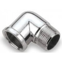 Koljeno 1/2" mž - krom