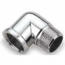 Koljeno 3/8" mž - krom