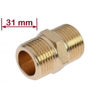 Nipla 1/2" x 31 mm - mesing