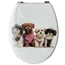 Daska za wc MDF - psići