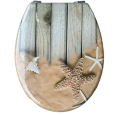 Daska za wc MDF - zvijezda i školjka