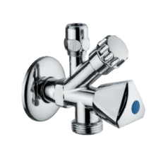 Ventil 1/2" x 3/4" x 3/8" kutni GP - kombinirani