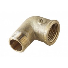 Koljeno 3/8" mž - mesing