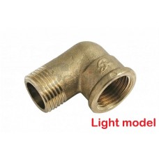 Koljeno 1/2" mž - mesing