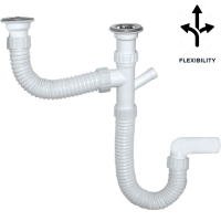 Sifon za sudoper 2/2 + pp - 960002