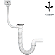 Sifon za sudoper 1/1 + 1kp - 960006