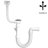 Sifon za sudoper 1/1 + pp + 1kp - 960008