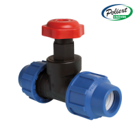 PP ventil-spojnica 32 x 32 - s kotačem