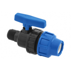 PP ventil 20 x m1/2" - kuglasti