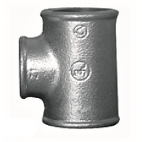 T-komad reducirani 1" x 1/2" x 1" - pocinčani