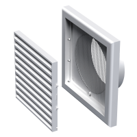 Rešetka ventilacijska ø125 mm - fiksna