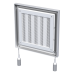 Rešetka ventilacijska 154 mm - sa regulacijom