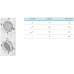 Rešetka ventilacijska ø150 mm - fiksna