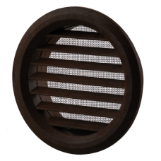 Rešetka ventilacijska ø50 mm - fiksna - smeđa
