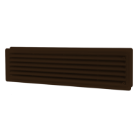 Rešetka za vrata - dvostrana - smeđa