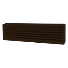 Rešetka za vrata - dvostrana - smeđa