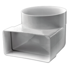 Redukcija ø100 - 55 x 100 mm - 90˚ 