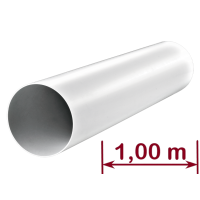 Cijev ventilacijska ø125 mm x 1 m - okrugla