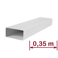 Cijev ventilacijska 90 x 220 mm - 0,35 m 
