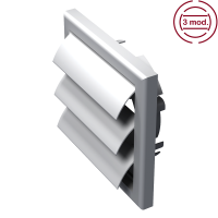 Rešetka ventilacijska - univerzalna - gravitacijska