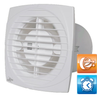 Ventilator MTG ø120 mm + timer + grilja