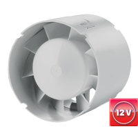 Ventilator ø 100 mm - cijevni - 12 Volti