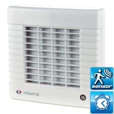 Ventilator ø 100 mm - automatska rešetka + timer + senzor pokreta