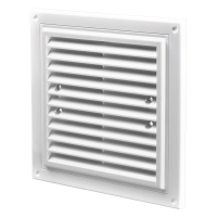 Rešetka ventilacijska 205 x 205 mm - fiksna