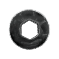 Rozeta 1/2" - hexagonal