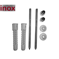 Vijci za wc školjku 100 mm - inox