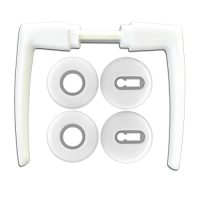 Garnitura "Mara" bijela - sa rozetama - ključ