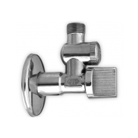 Ventil 1/2" x 3/8" kutni "Mbm" 80 mm - kuglasti