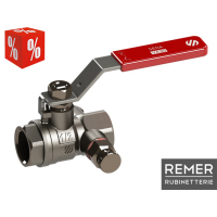 Ventil 1/2" kuglasti sa ispustom - Remer